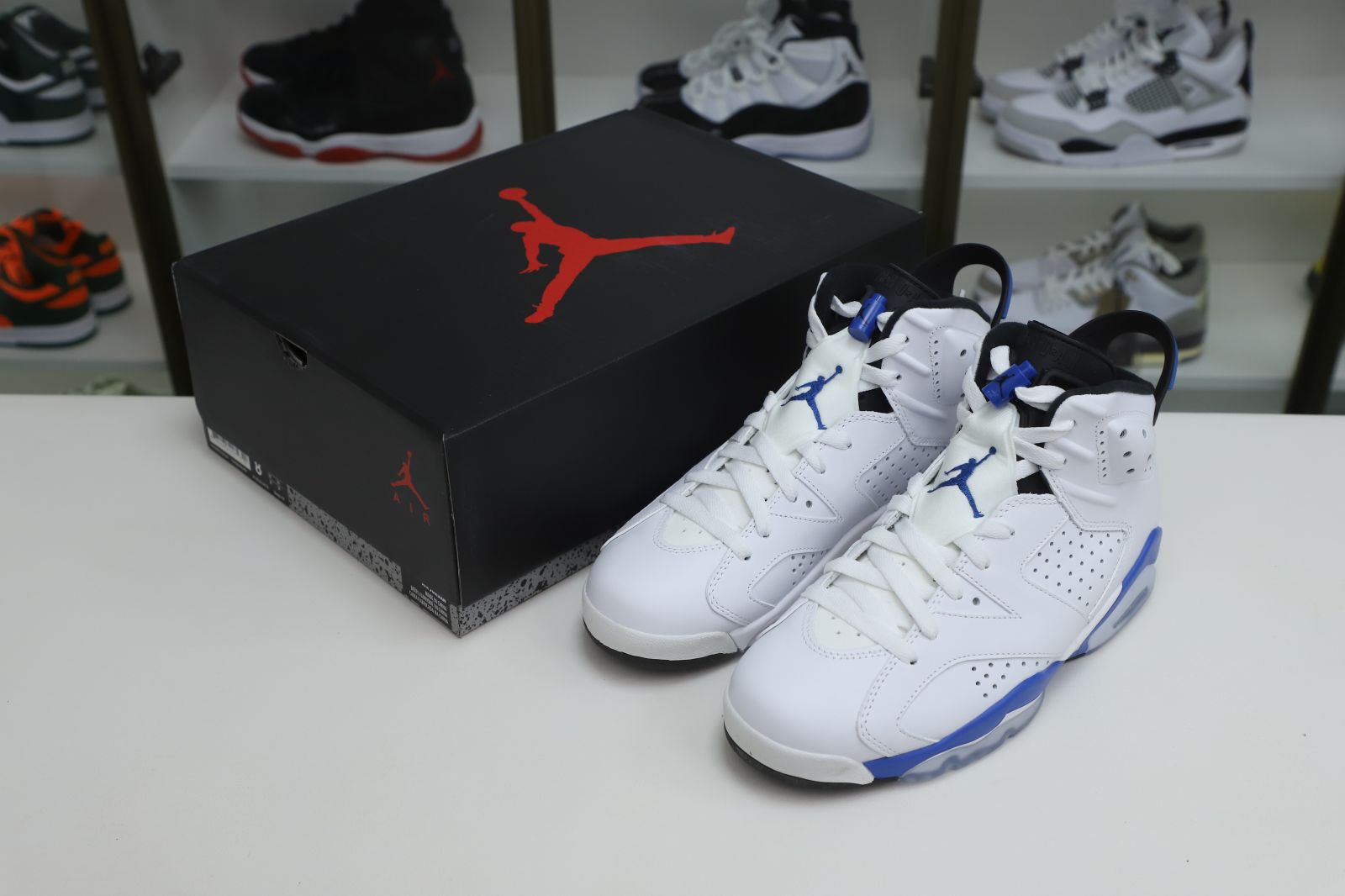 Kimi kick AIR JORDAN 6 RETRO SPORT BLUE