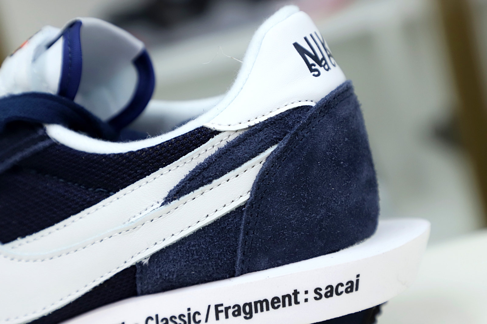 Kimi kick FRAGMENT DESIGN X SACAI X LDV WAFFLE 'BLACKENED BLUE'