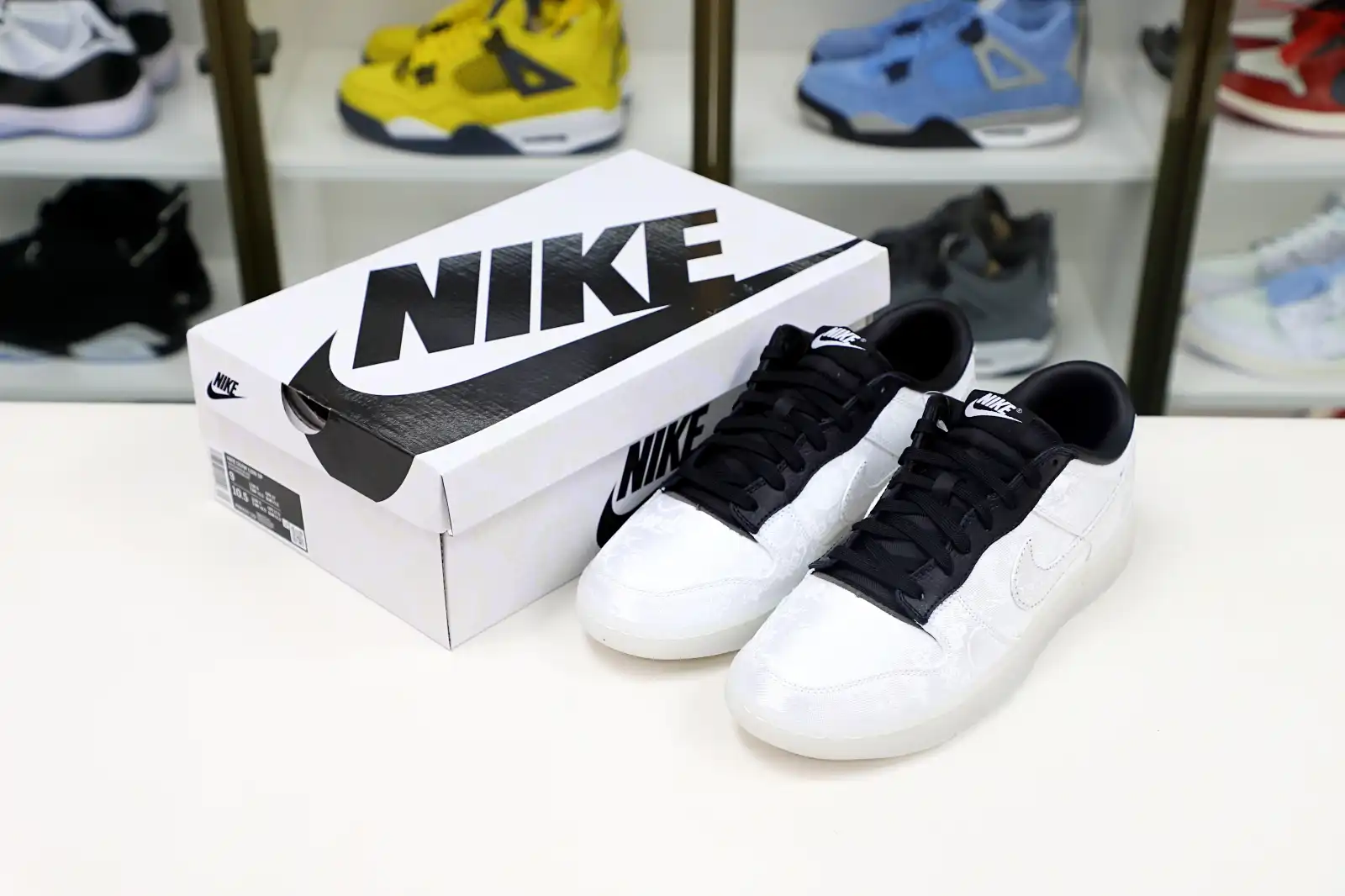 Kimikick Nike Dunk Low x Fragment Design x CLOT