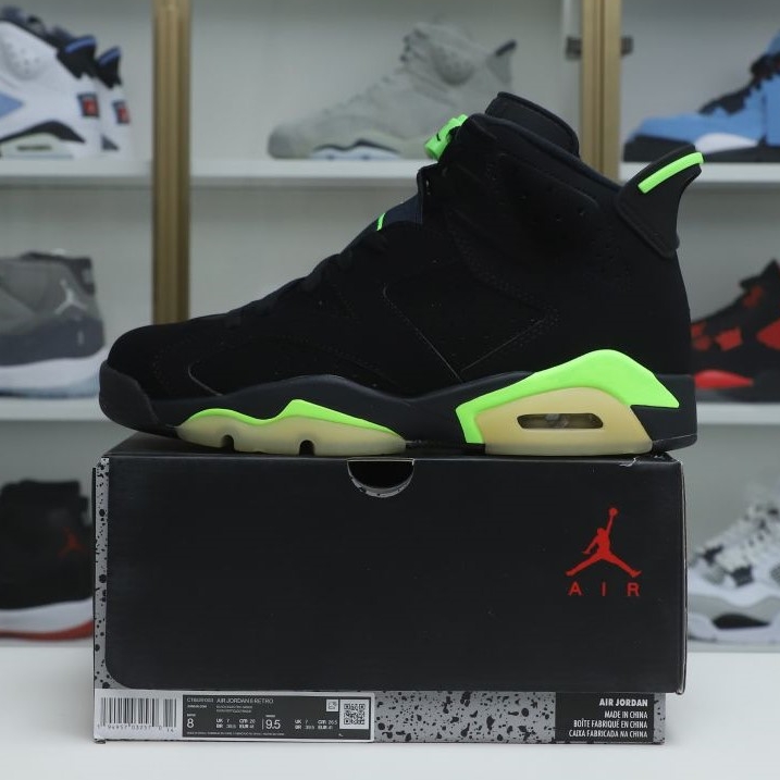 Kimi kick AIR JORDAN 6 RETRO 'ELECTRIC GREEN'