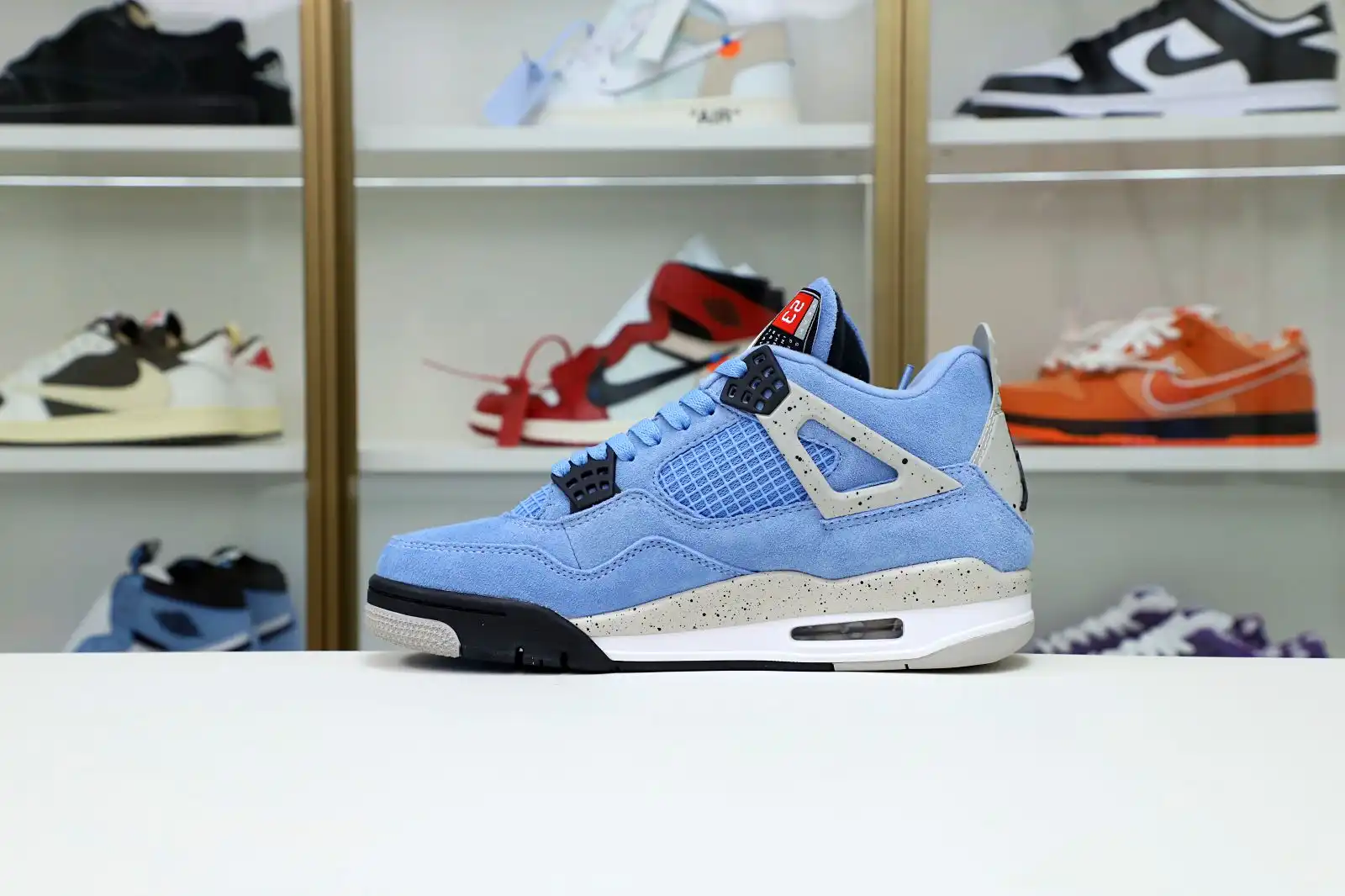 Reps Kimikick AIR JORDAN 4 UNIVERSITY BLUE