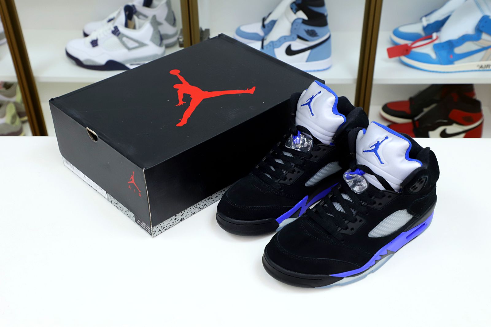 Kimi kick AIR JORDAN AIR JORDAN 5 RETRO 'RACER BLUE'