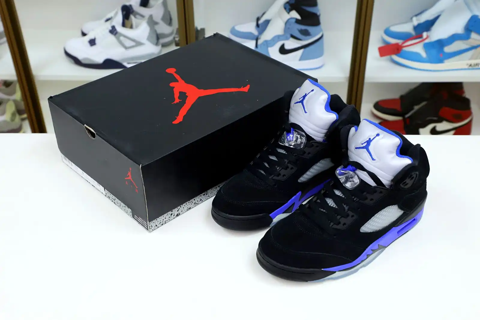 Kimikick AIR JORDAN AIR JORDAN 5 RETRO 'RACER BLUE'