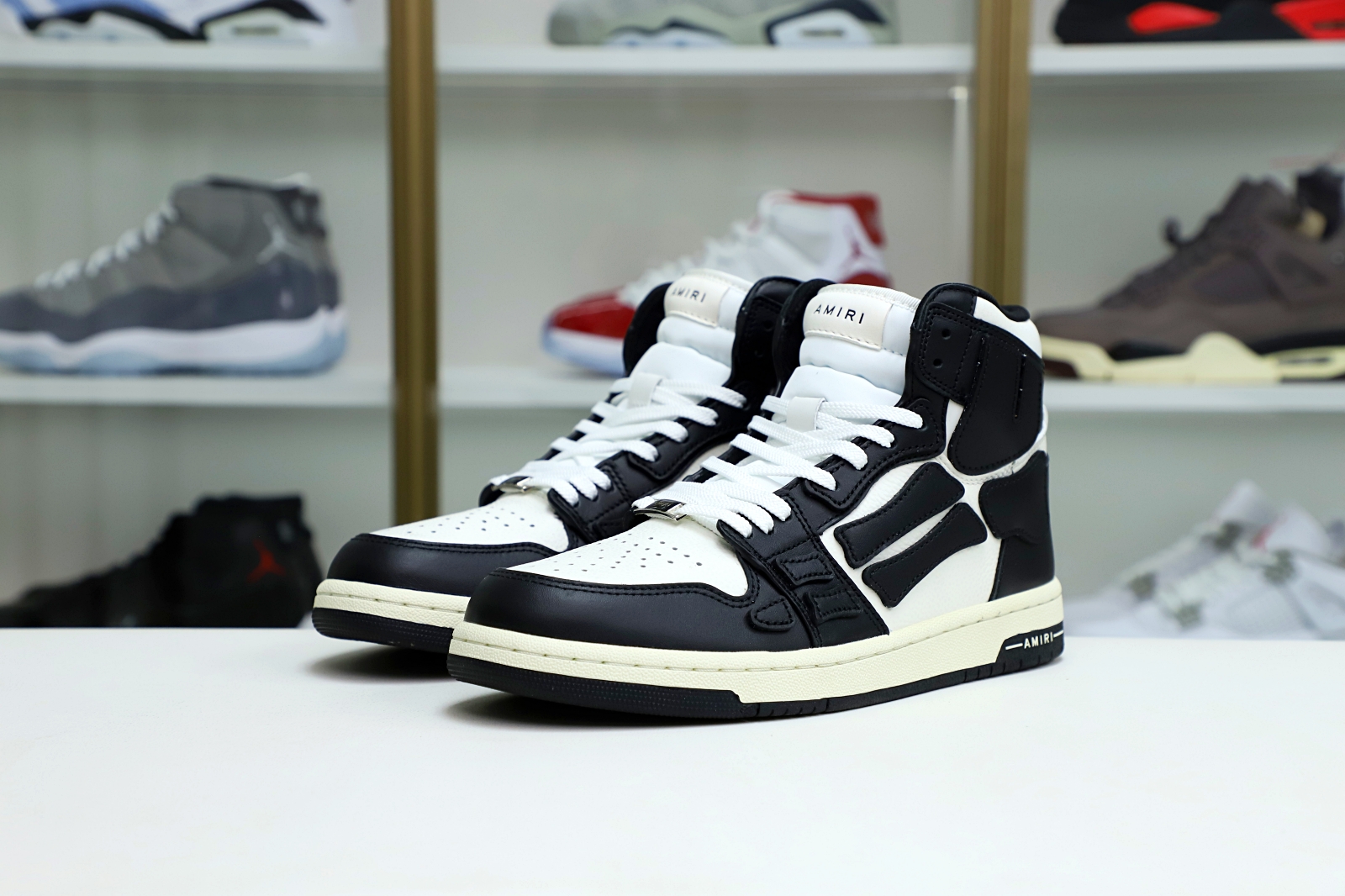 Kimi kick AMIRI LEATHER SKEL High