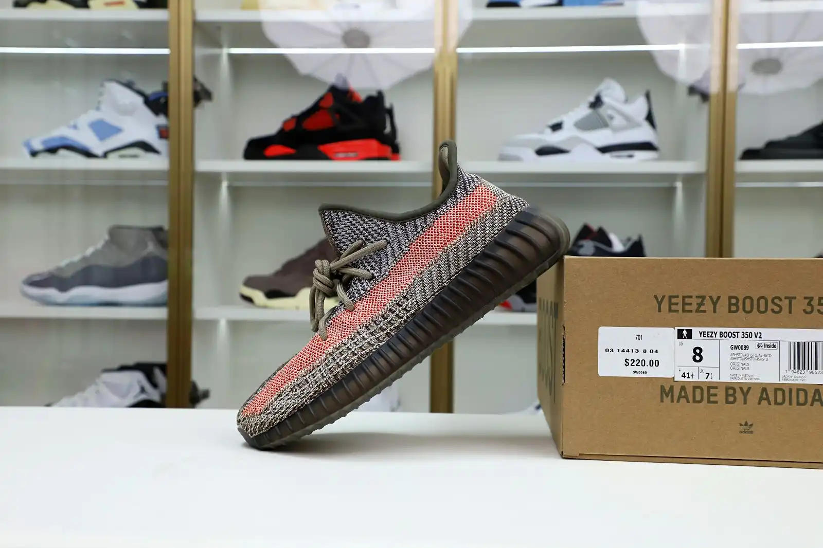 Kimikick YEEZY BOOST 350 V2 'ASH STONE'