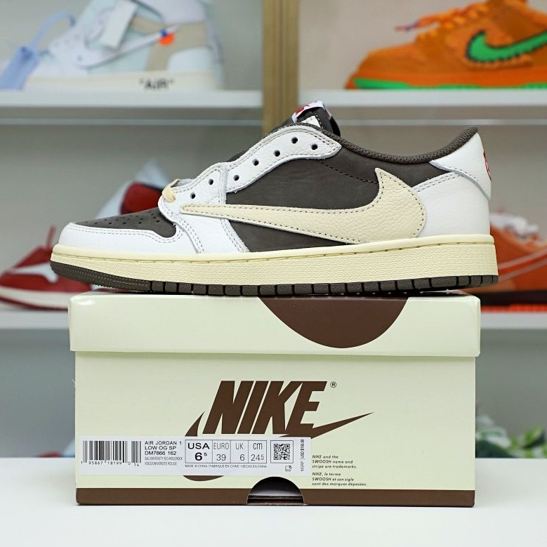 Kimi kick TRAVIS SCOTT X AIR JORDAN 1 LOW OG REVERSE MOCHA