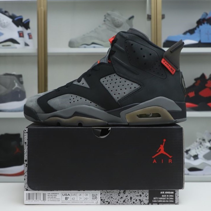 Kimi kick PARIS SAINT-GERMAIN X AIR JORDAN 6 RETRO 'IRON GREY'