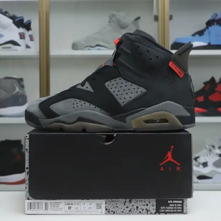 Kimikick PARIS SAINT-GERMAIN X AIR JORDAN 6 RETRO 'IRON GREY'