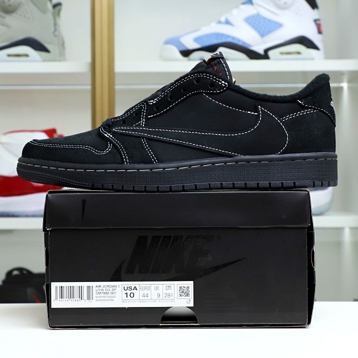 Kimi kick TRAVIS SCOTT X NIKE AIR JORDAN 1 LOW OG “BLACK PHANTOM”