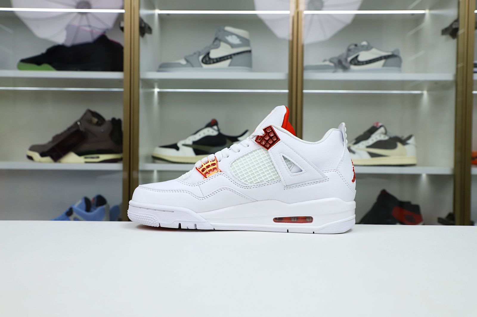 Kimi kick Jordan Air Jordan 4 retro“orange metallic