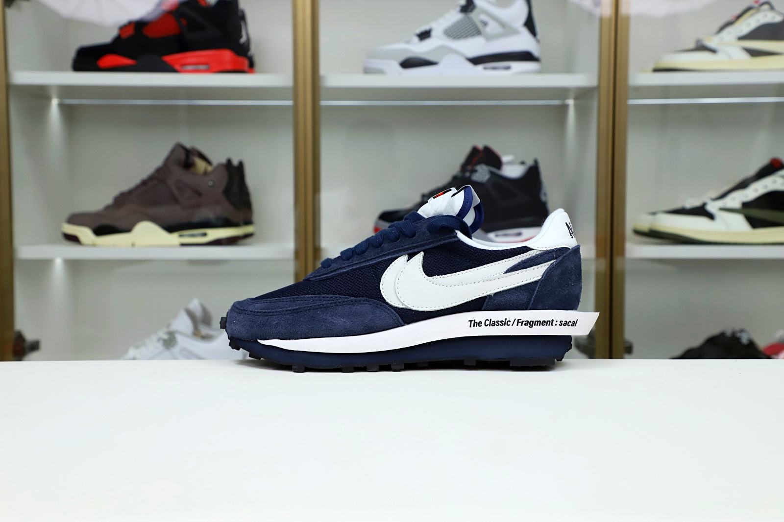 Kimi kick FRAGMENT DESIGN X SACAI X LDV WAFFLE 'BLACKENED BLUE'