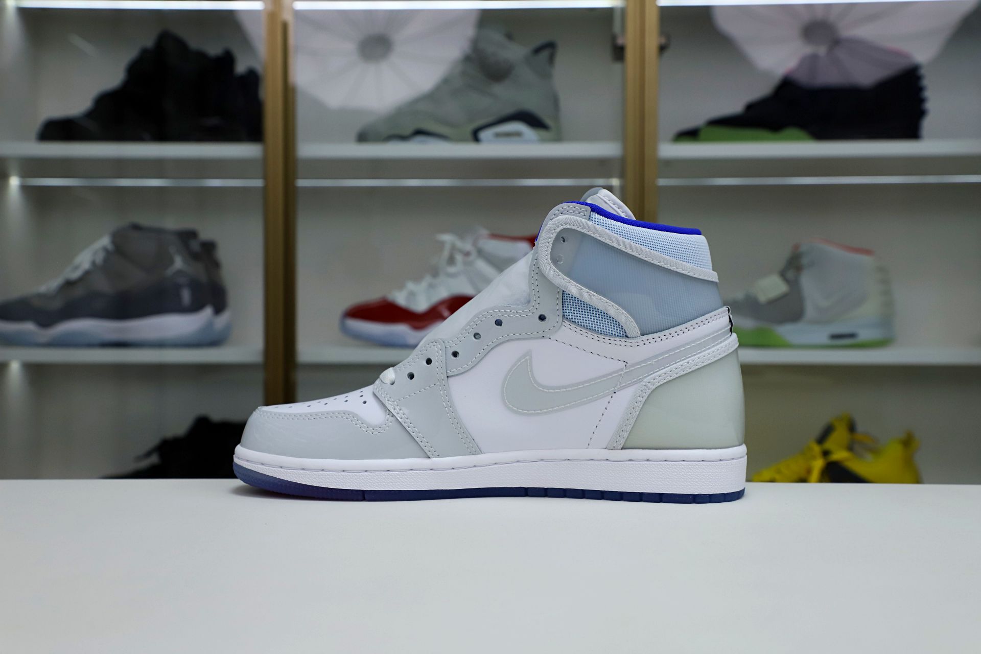 Kimi kick AIR JORDAN 1 HIGH ZOOM 'RACER BLUE'