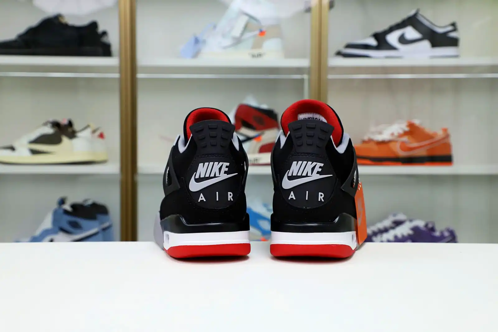 Cheap Kimi kick AIR JORDAN 4 RETRO OG 'BRED' 2019