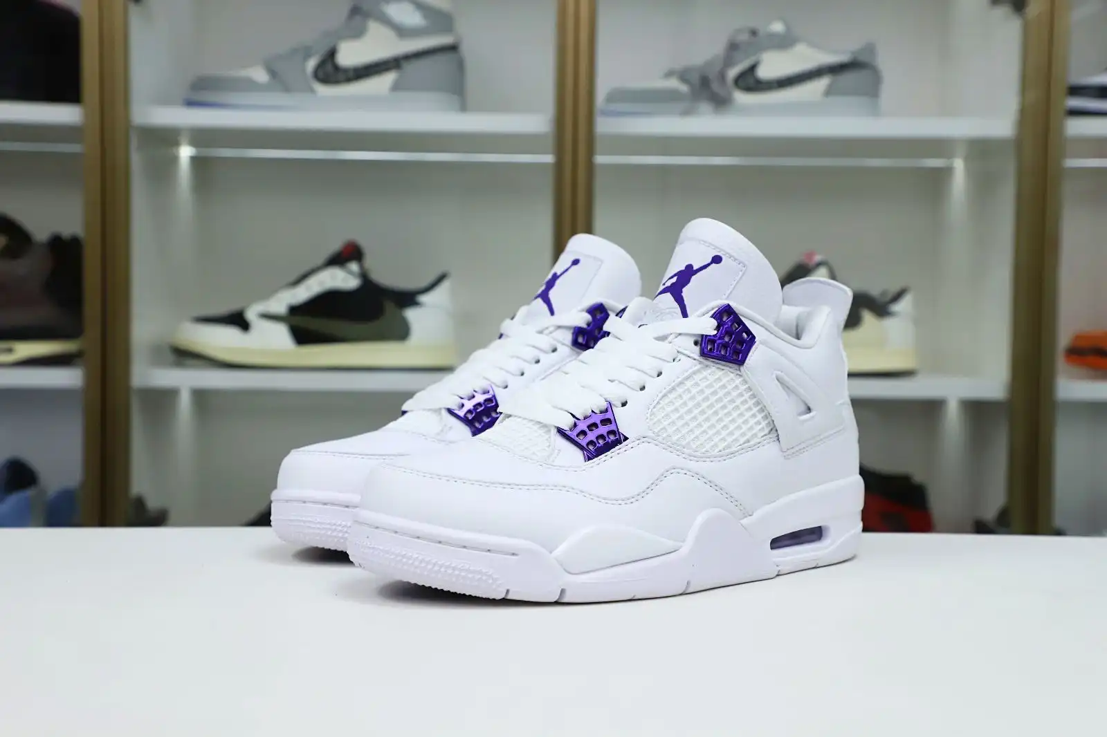 Kimikick AIR JORDAN 4 PURPLE METALLIC