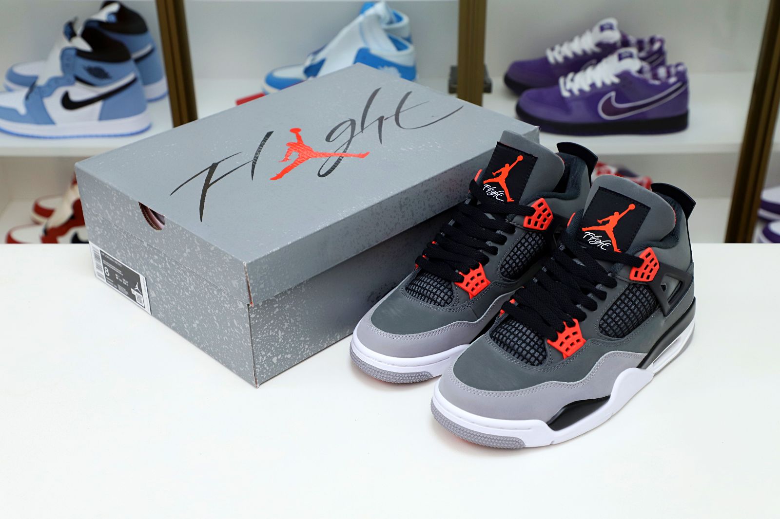 Kimi kick AIR JORDAN 4 INFRARED