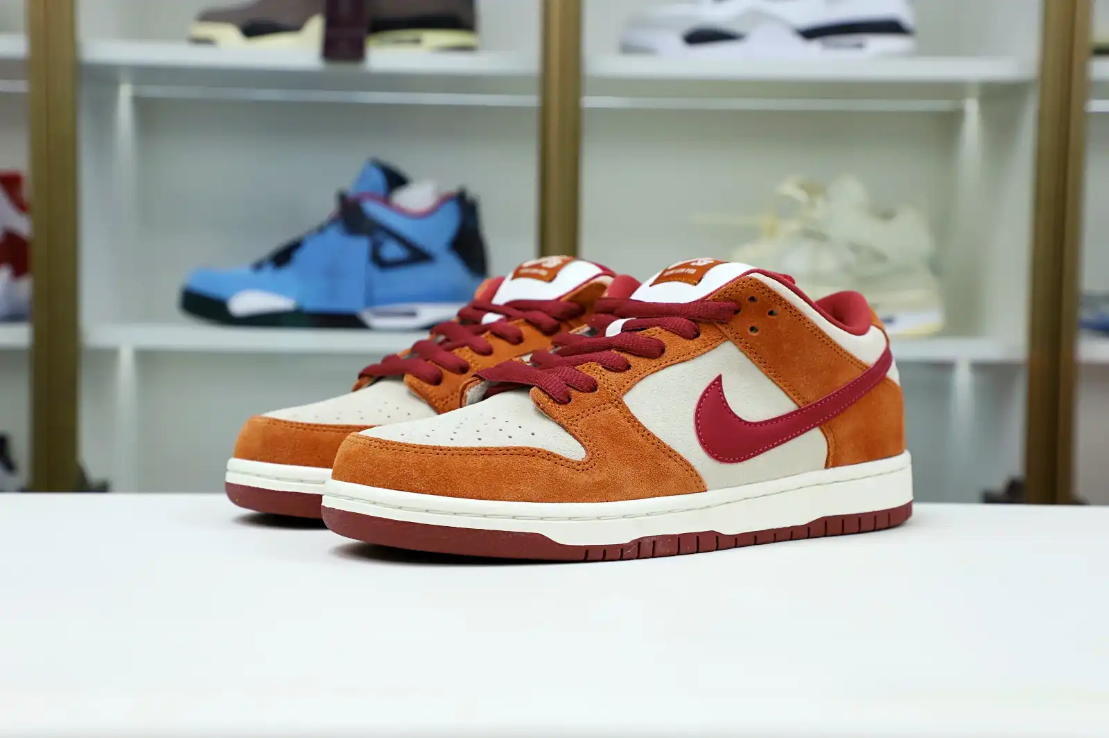 Kimikick NIKE SB DUNK LOW PRO DARK RUSSET CEDAR 2019