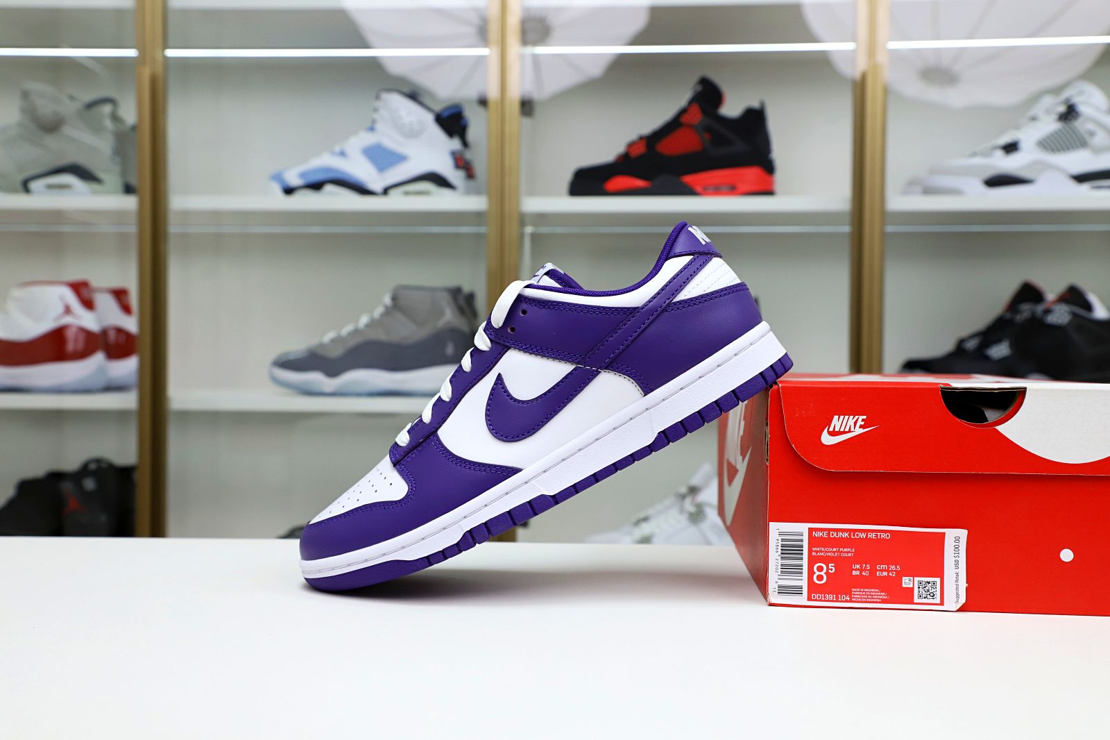 Kimi kick NIKE DUNK LOW RETRO COURT PURPLE