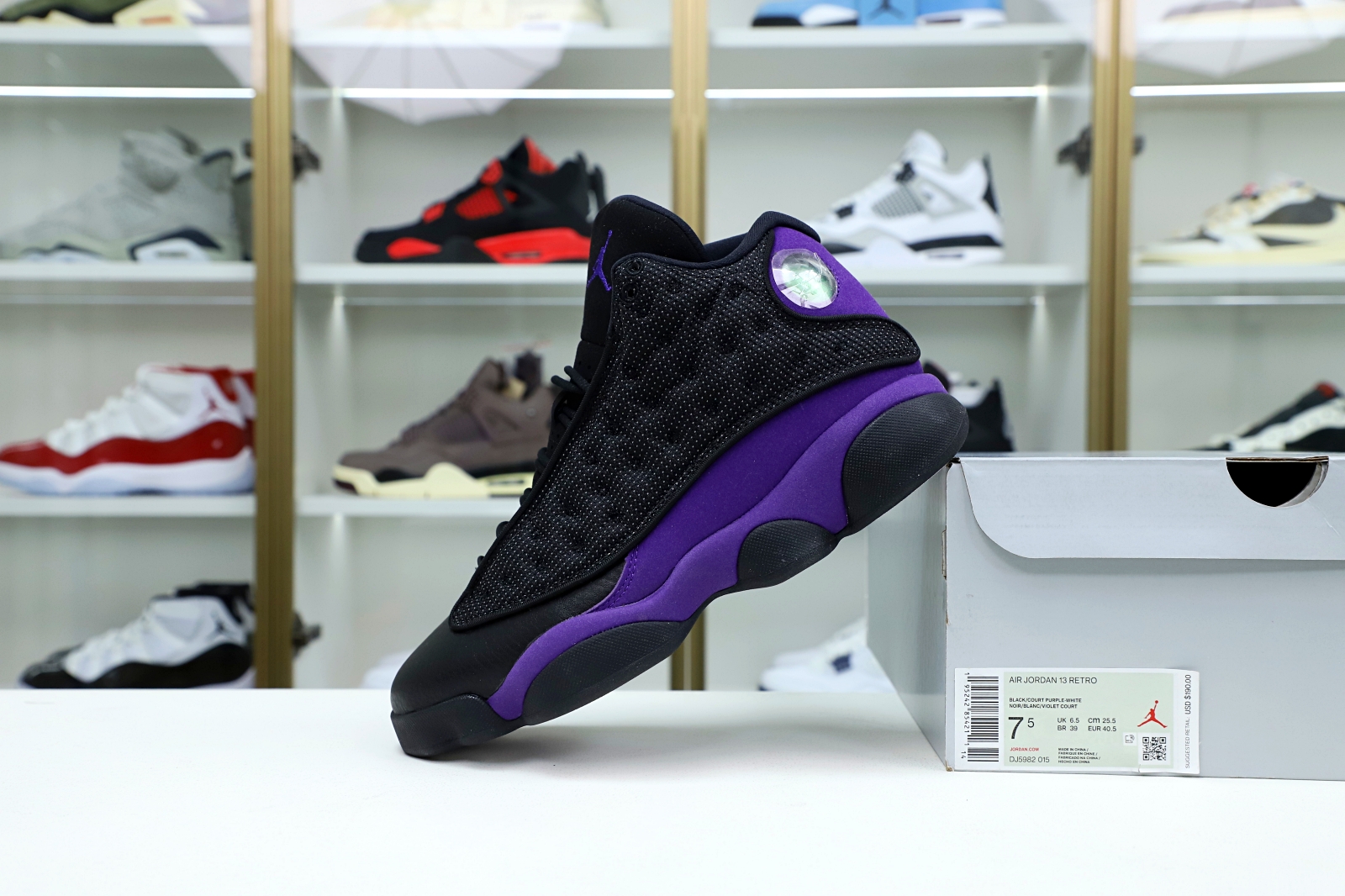 Kimi kick AIR JORDAN AIR JORDAN 13 RETRO 'COURT PURPLE'