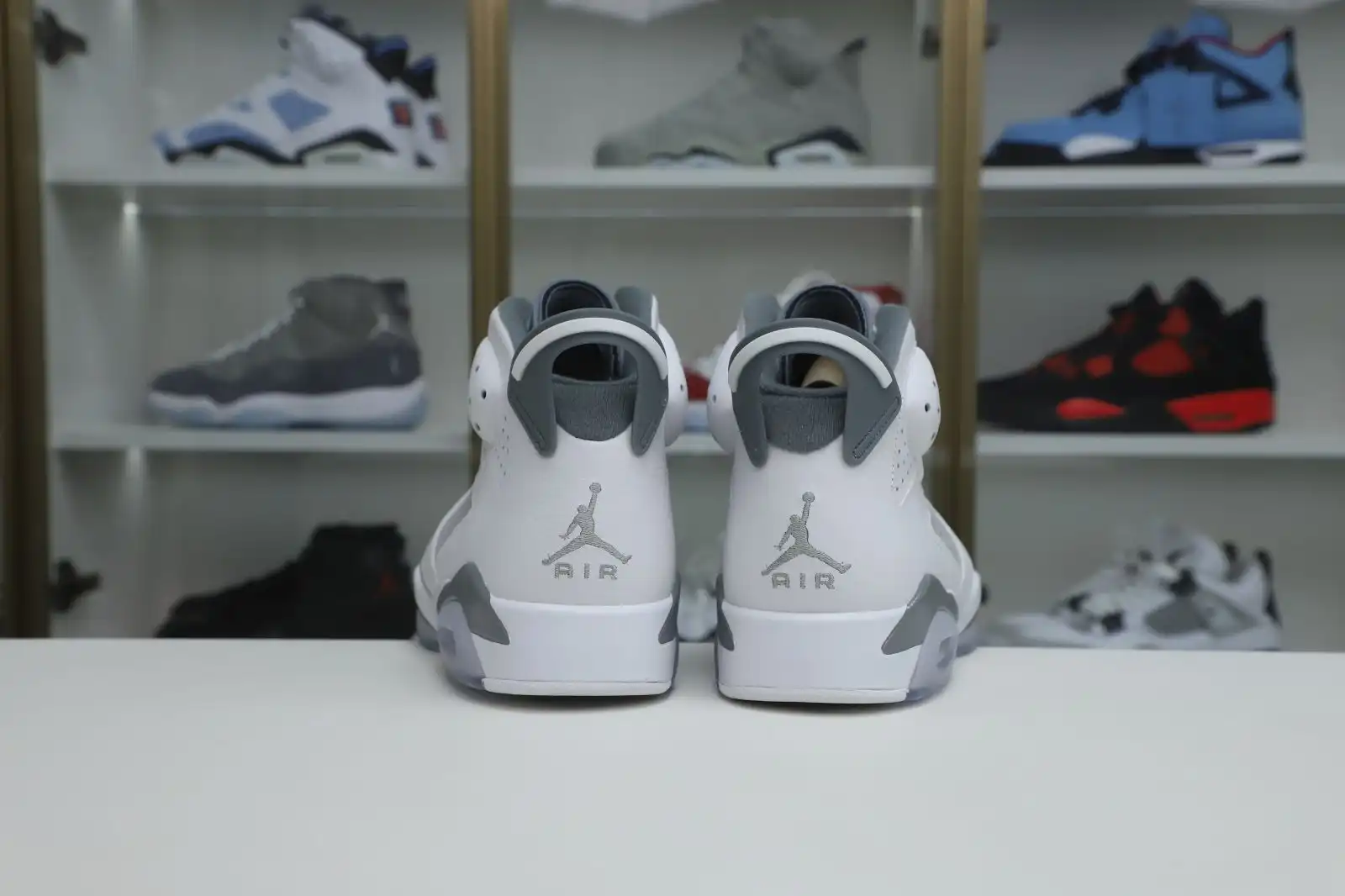 Rep Kimikick AIR JORDAN 6 COOL GREY