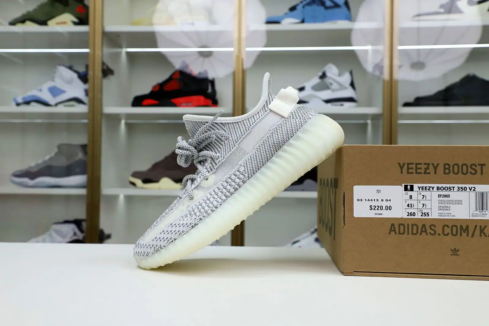 Kimikick YEEZY BOOST 350 V2 'STATIC NON-