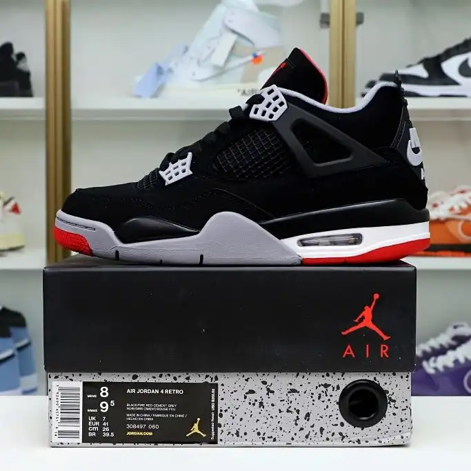 Kimikick AIR JORDAN 4 RETRO OG 'BRED' 2019