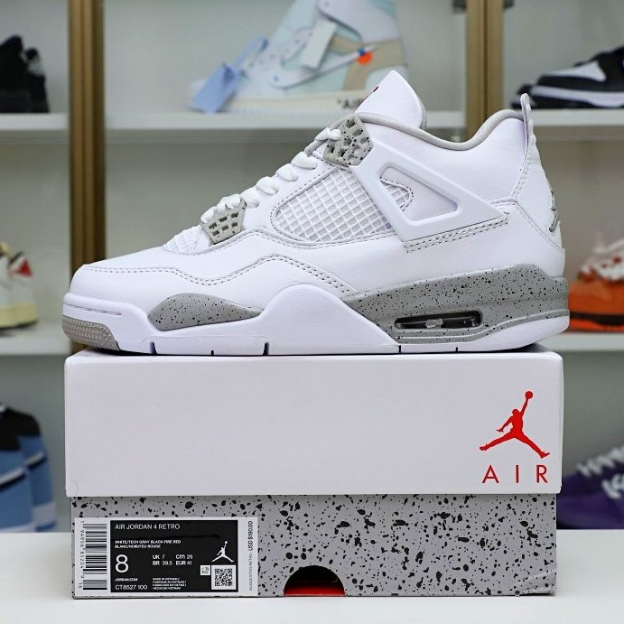 Kimi kick AIR JORDAN 4 RETRO 'WHITE OREO'