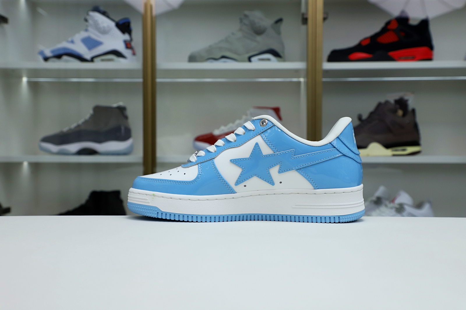 Kimi kick BAPESTA 'BLUE'