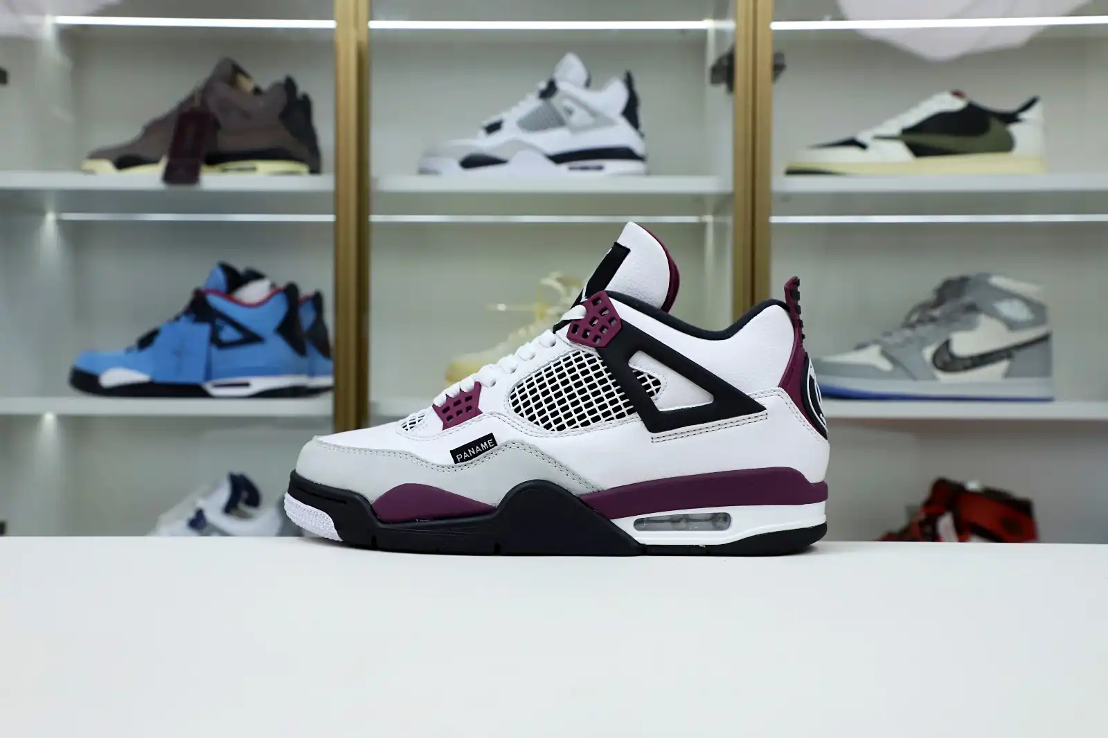 Kimikick AIR JORDAN PARIS SAINT-GERMAIN X AIR JORDAN 4 RETRO 'BORDEAUX'