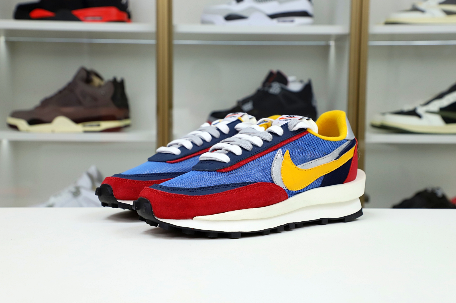 Kimi kick SACAI X LDWAFFLE 'VARSITY BLUE'