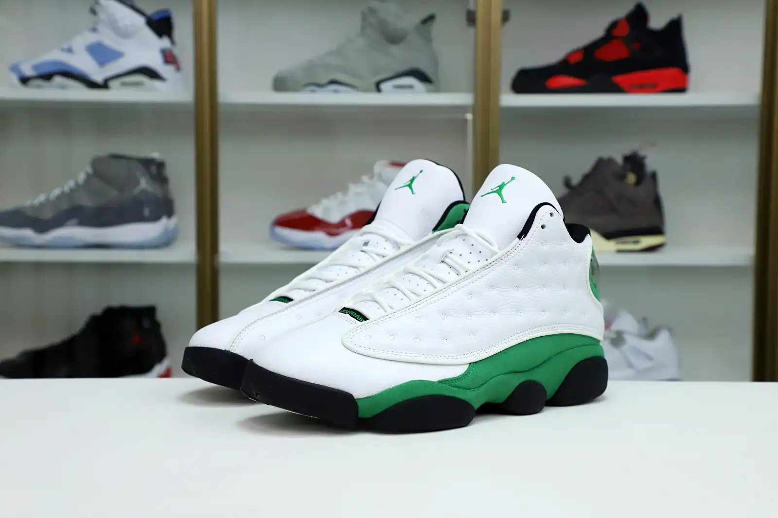 Cheap Kimikick AIR JORDAN 13 “LUCKY GREEN” DB6537-113