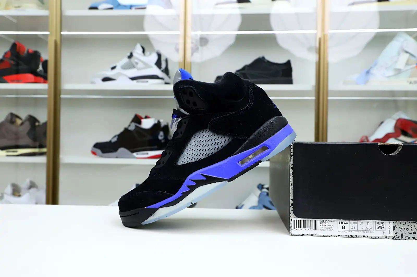 Kimikick AIR JORDAN AIR JORDAN 5 RETRO 'RACER BLUE'