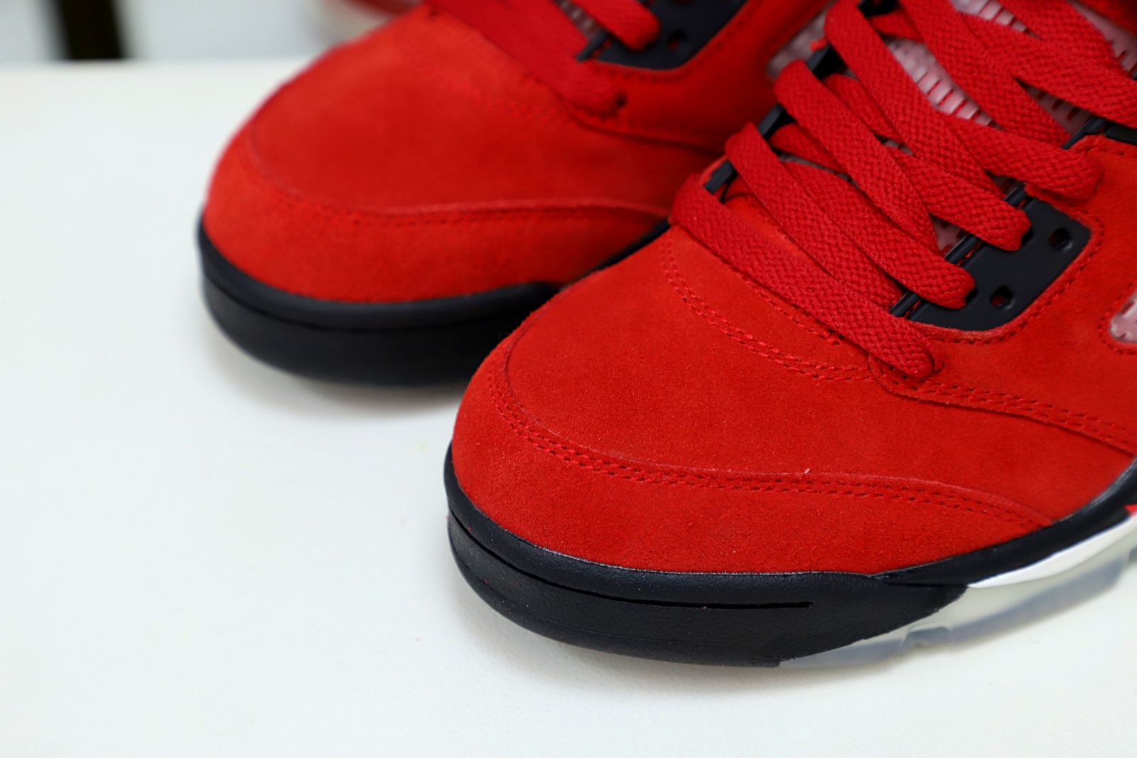 Kimi kick AIR JORDAN 5 RETRO RAGING BULL RED SUEDE