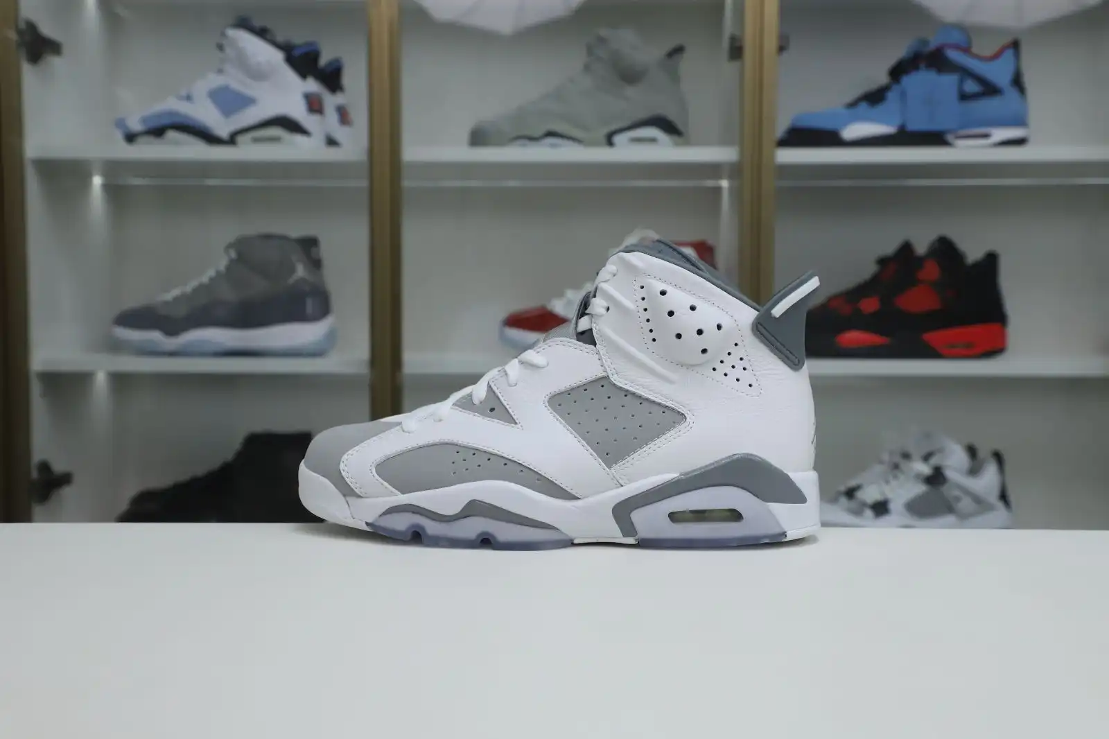 Rep Kimikick AIR JORDAN 6 COOL GREY