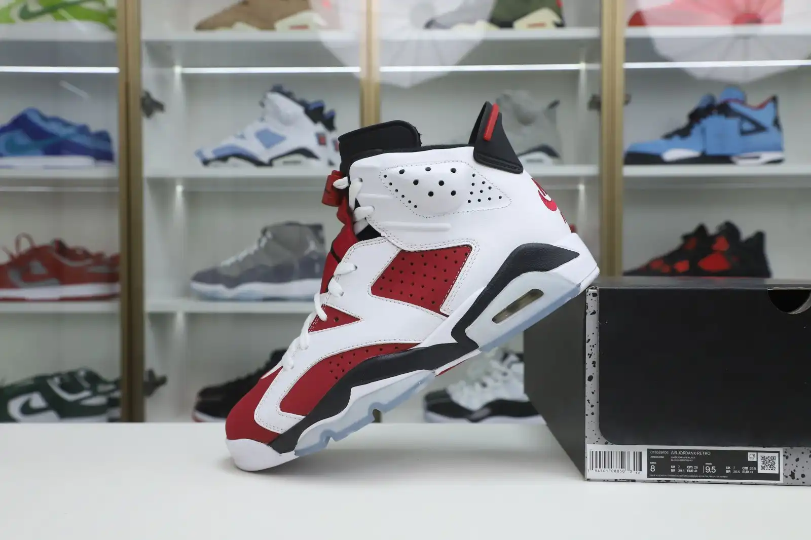 Rep Kimikick AIR JORDAN 6 RETRO OG 'CARMINE' 2021