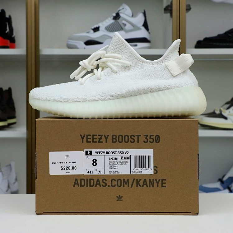 Kimi kick YEEZY BOOST 350 V2 'CREAM WHITE   TRIPLE WHITE'