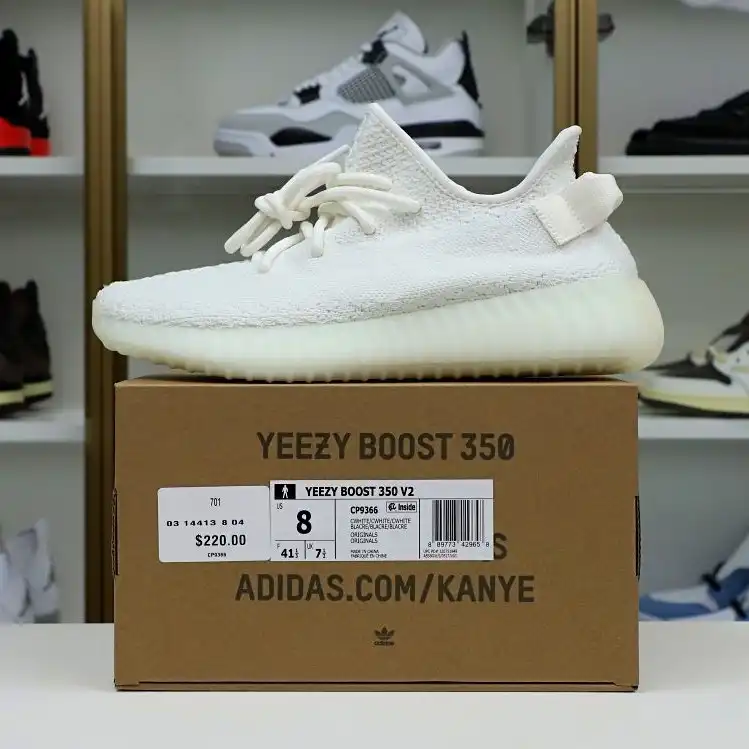 Kimikick YEEZY BOOST 350 V2 'CREAM WHITE   TRIPLE WHITE'