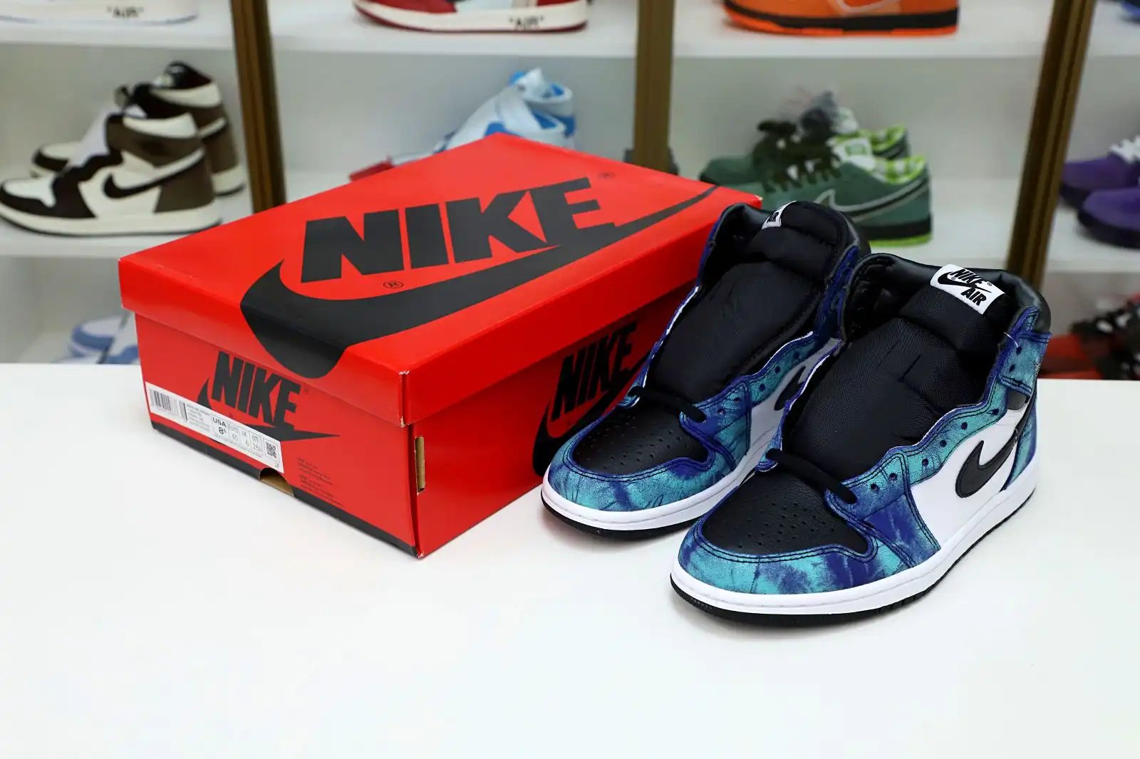 Kimikick Air Jordan 1 High OG  Tie-Dye