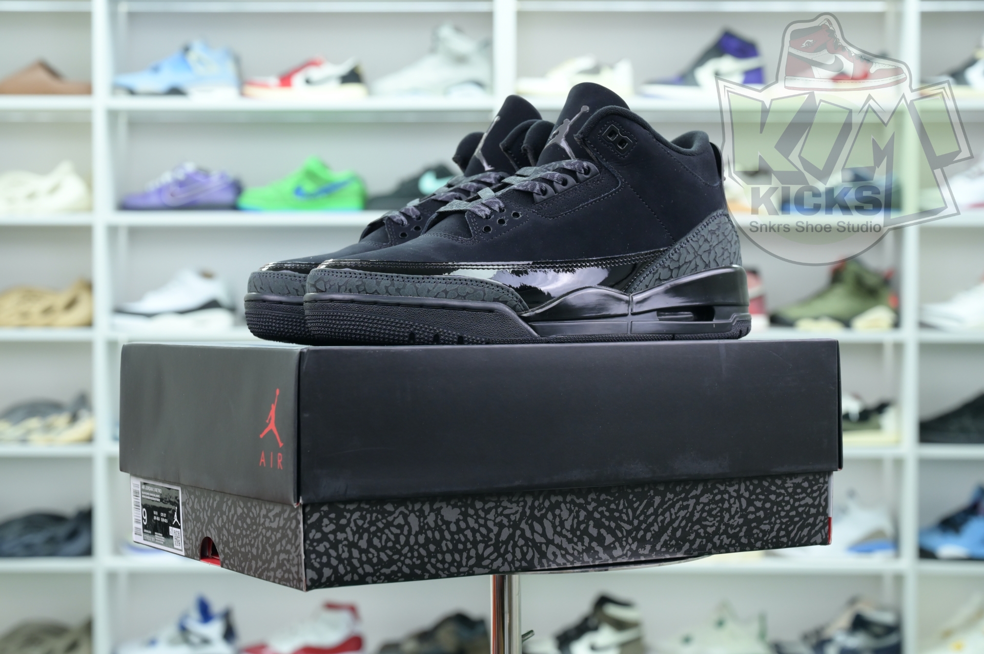 Kimi kick Jordan Air Jordan3“Black Cat”