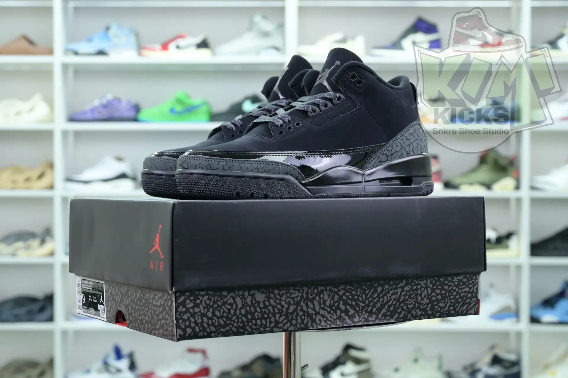 Cheap Kimikick Jordan Air Jordan3“Black Cat”