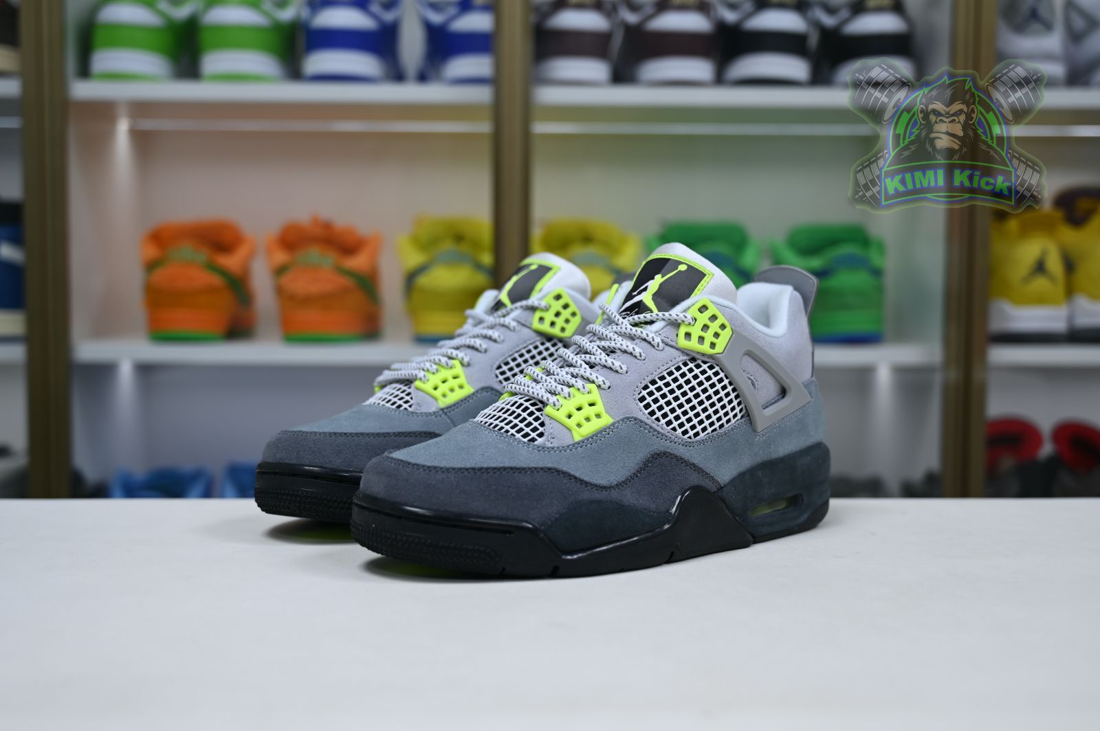 Kimi kick Jordan Air Jordan 4 retro se'95neon