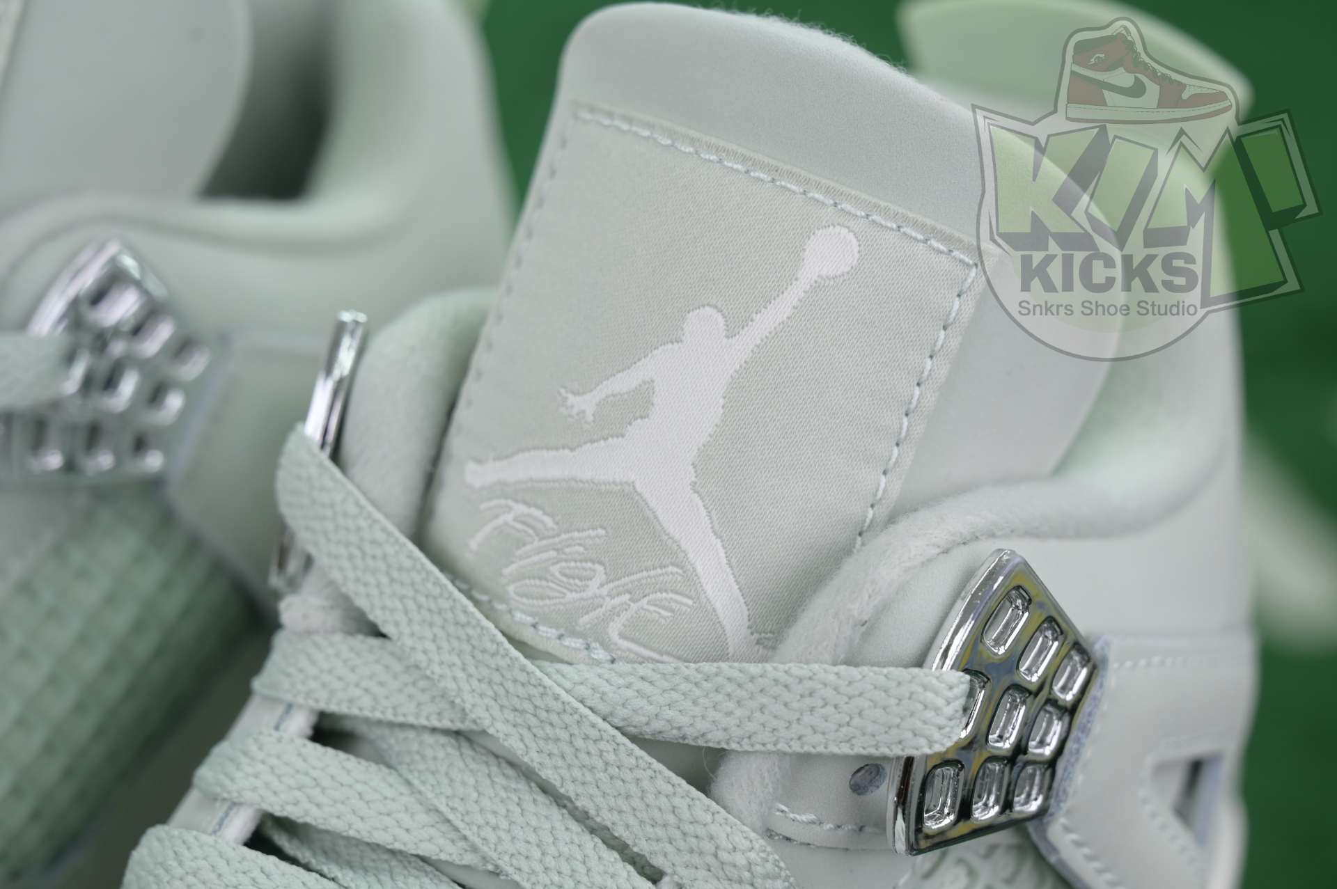 Kimi kick Jordan Air Jordan4“Seafoam”