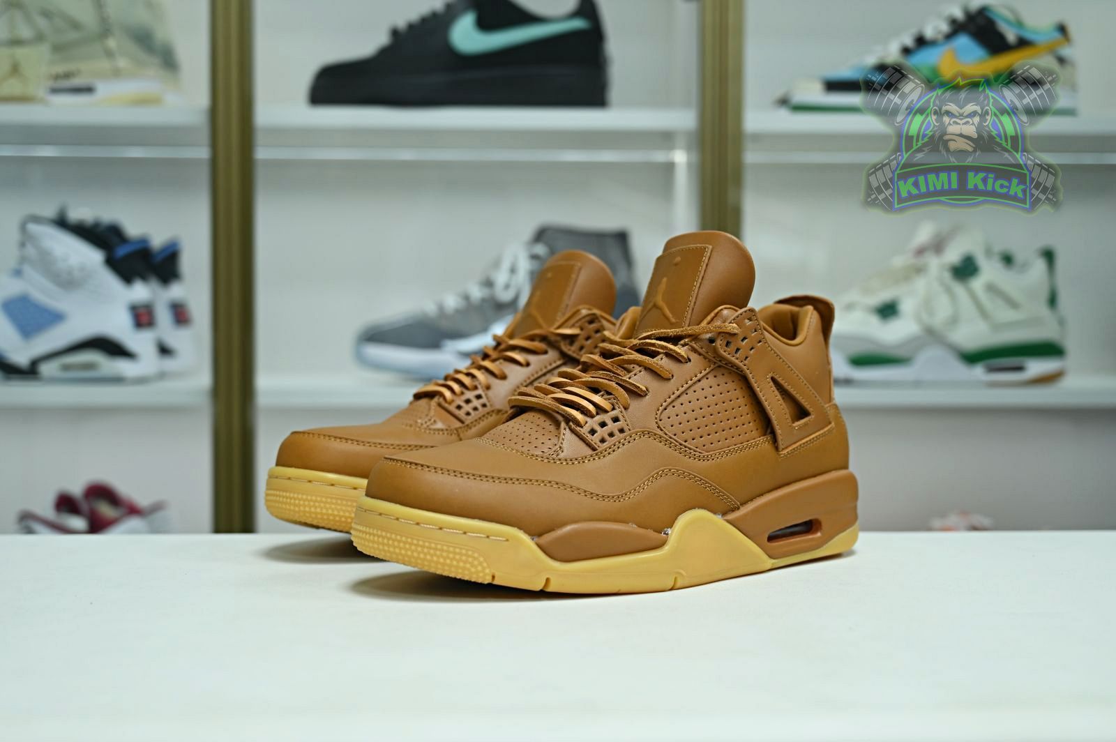 Kimi kick Jordan Air Jordan 4 retro ginger wheat