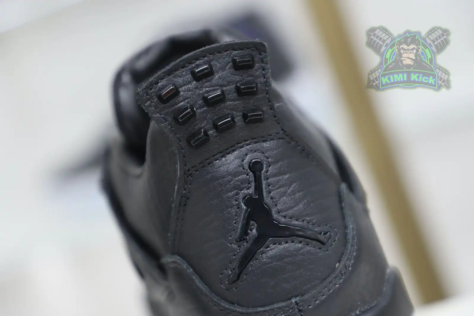 Kimikick Jordan Air Jordan 4 retro ponyhair black