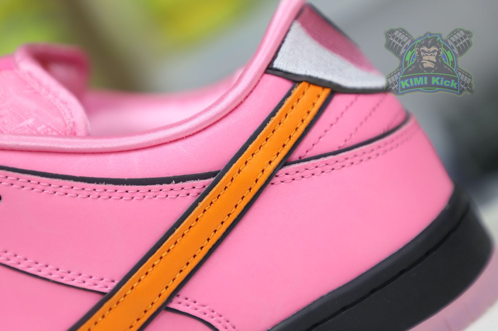 Kimi kick The Powerpuff Girls x Nike Dunk SB Low