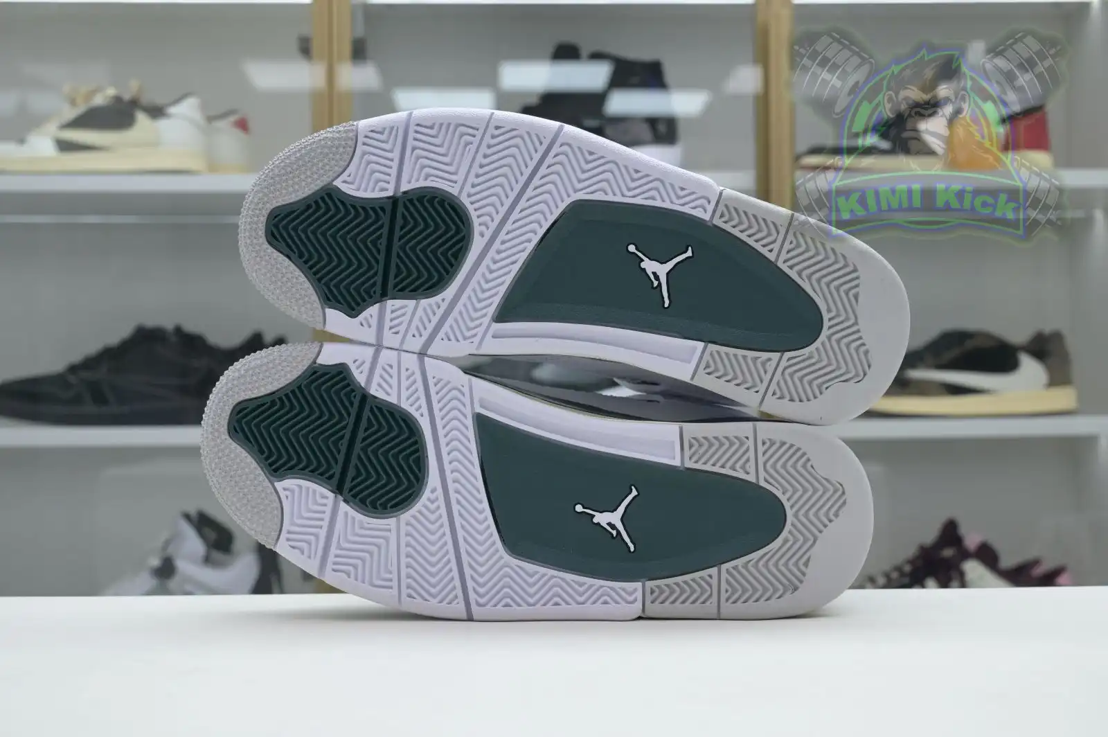 Rep Kimikick Air Jordan 4 Oxidized Green