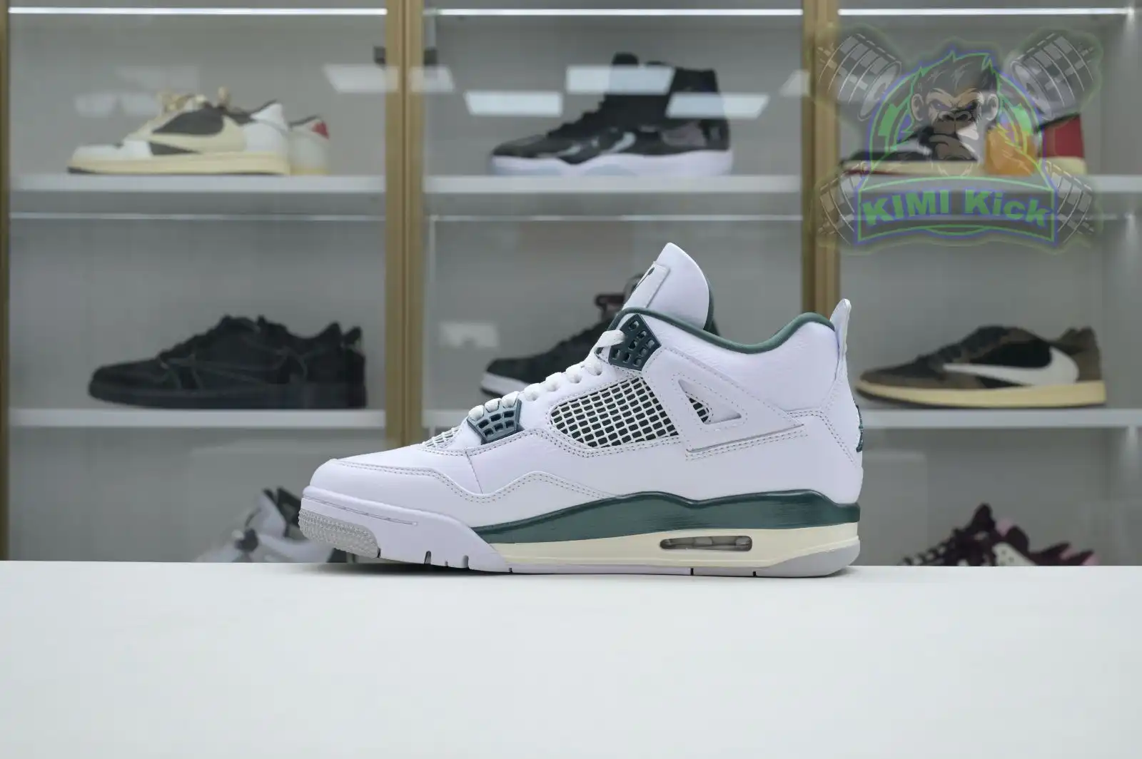 Rep Kimikick Air Jordan 4 Oxidized Green