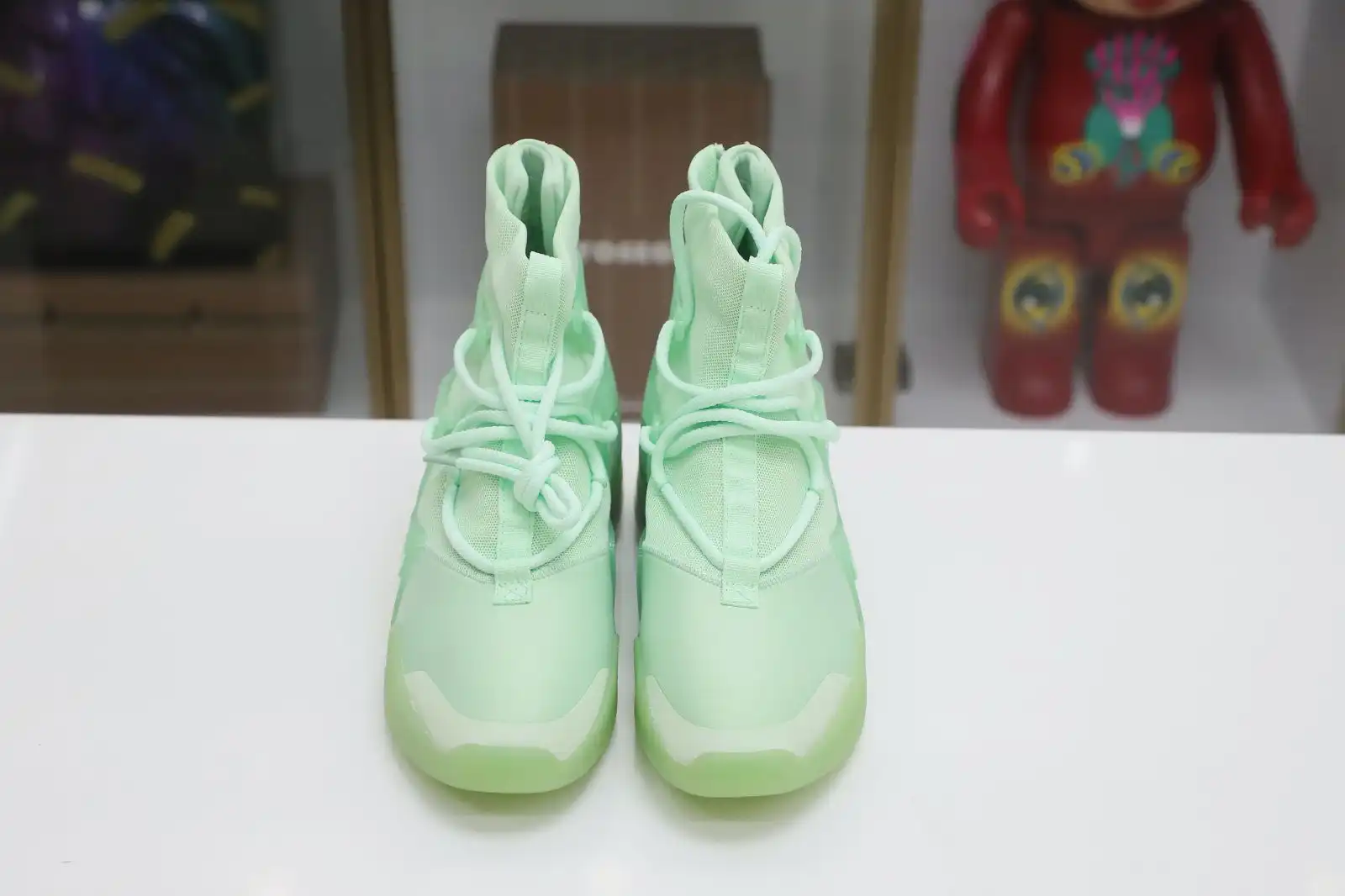 Kimikick Nike Air Fear of God 1  frosted spruce fog