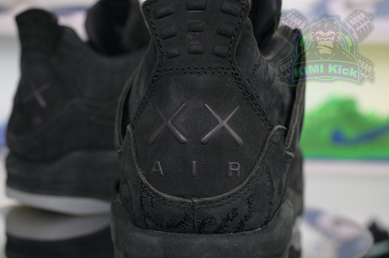 Kimi kick Jordan Air Jordan 4 kaws black