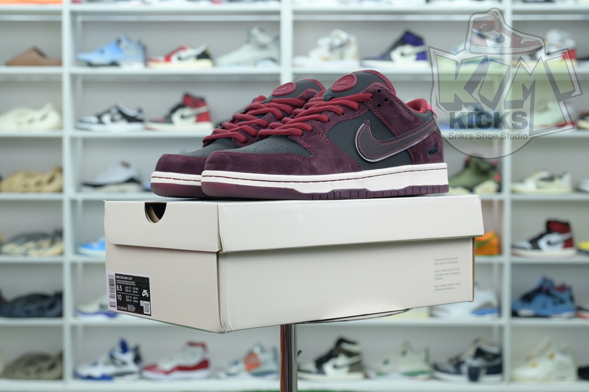 Kimi kick RIOT Skateshop x Nike SB Dunk Low