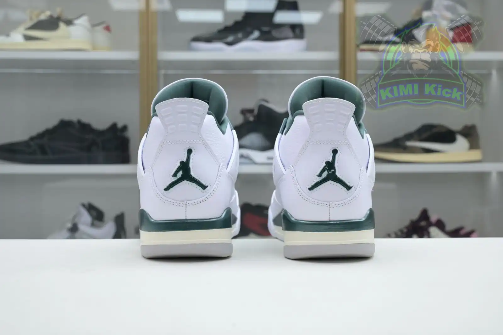 Kimikick Air Jordan 4 Oxidized Green